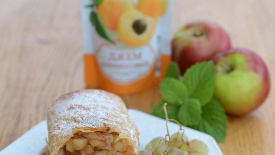 Рецепт яблочного штруделя иза лавашей