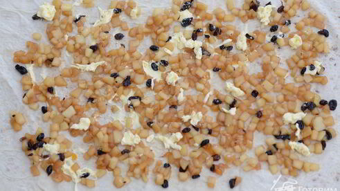 яблочный штрудель из лаваша