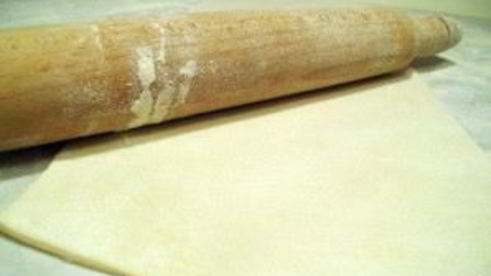 слоеные конвертики с творогом