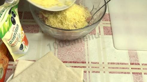 слоеные слойки с курицей