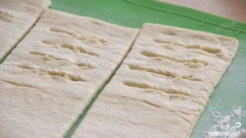слойки из готового слоеного теста