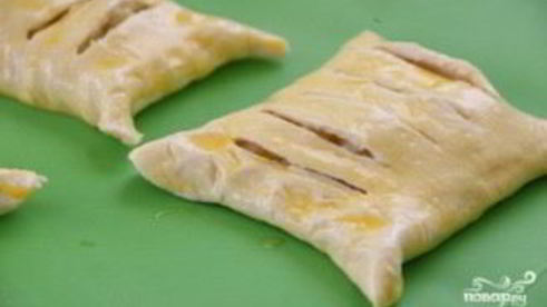 слойки из готового слоеного теста