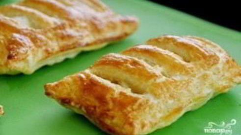слойки из готового слоеного теста
