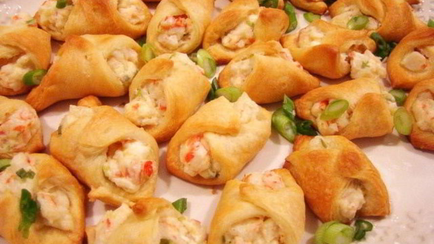 Рецепт слоек с крабовыми палочками