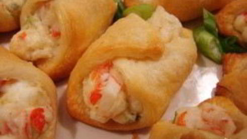 слойки с крабовыми палочками