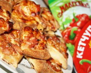 Слойки с рубленой начинкой