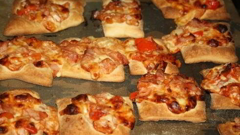 слойки с рубленой начинкой