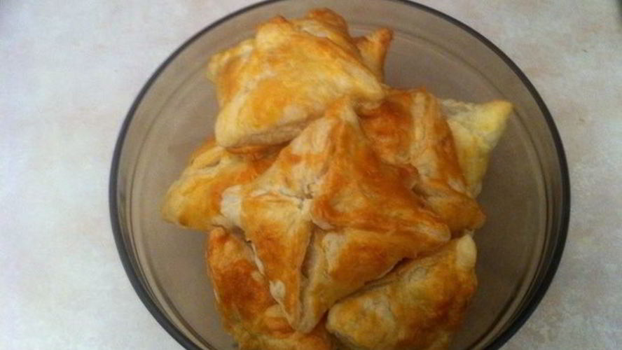 Рецепт слоек с яблоками медом и орехами