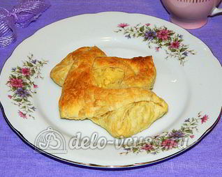 Слойки с яйцом и рисом