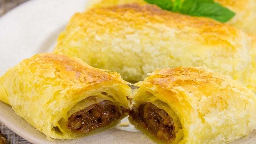 Рецепт слоек со сгущенкой