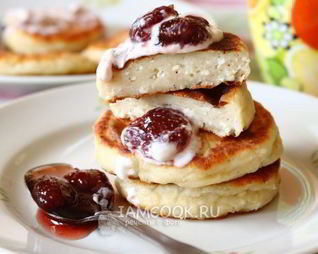 Пышные сырники без манки