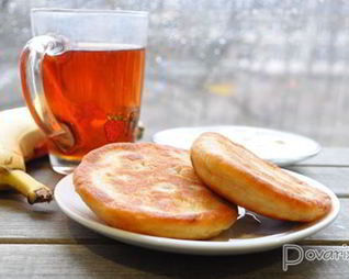 Сырники из творога с бананом