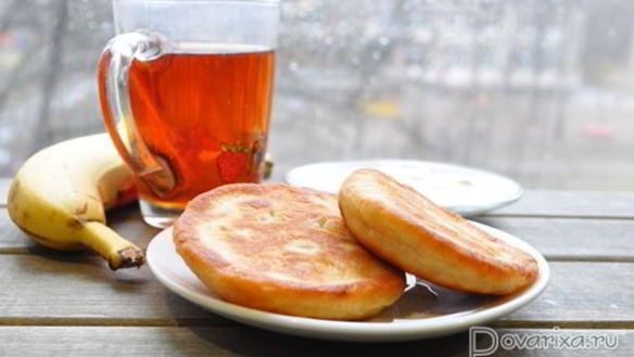 Рецепт Сырников из творога с бананом