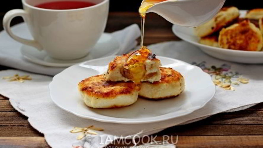 Рецепт сырников с бананом и имбирем