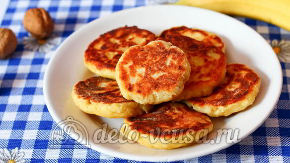 Рецепт Сырников с бананом