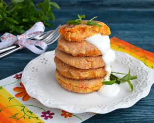Сырники с морковью и творогом