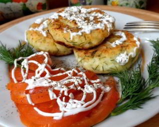 Сырники с укропом