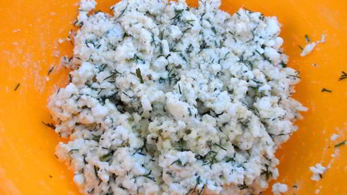 сырники с укропом