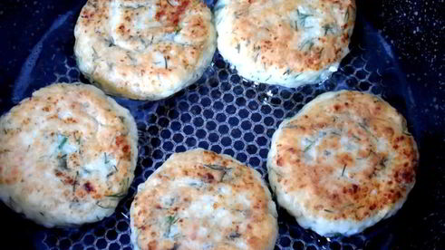 сырники с укропом