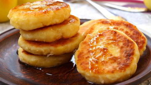 сырники с яблоками