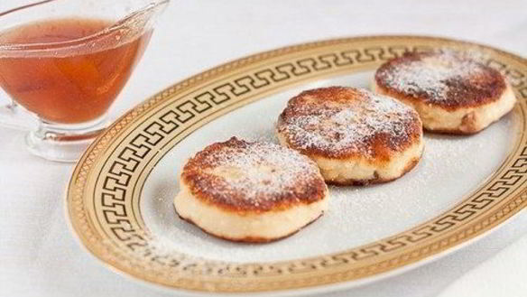 Рецепт Ванильных сырников изюмом