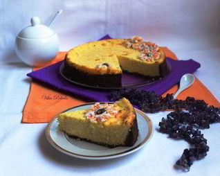 Воздушный творожник на шоколадной основе