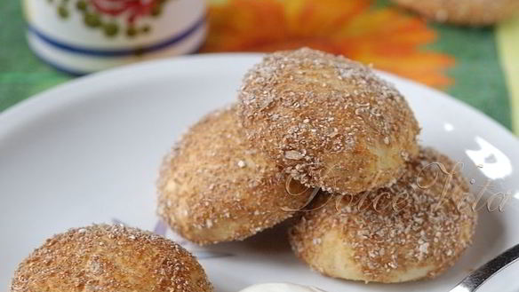 Рецепт Запеченных сырников с цельнозерновой мукой