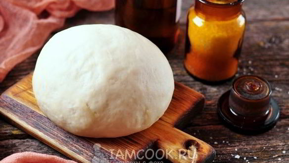 Рецепт Быстрого дрожжевого теста для пиццы на воде