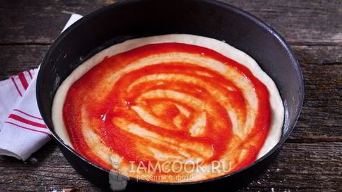 быстрое дрожжевое тесто для пиццы на воде