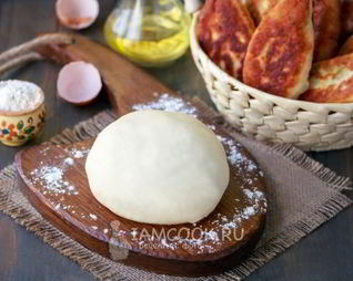 Быстрое тесто для жареных пирожков