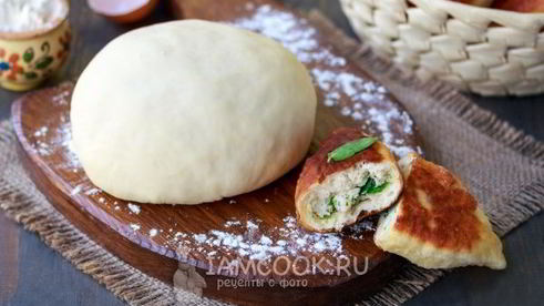 быстрое тесто для жареных пирожков