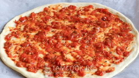 дрожжевое тесто на кефире для пиццы