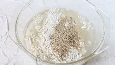 дрожжевое тесто на воде