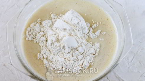 дрожжевое тесто на воде