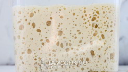 дрожжевое тесто на воде