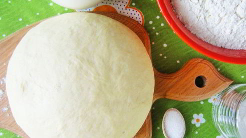 нежное дрожжевое тесто на кефире