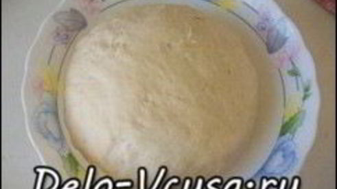 пресное дрожжевое тесто для пиццы