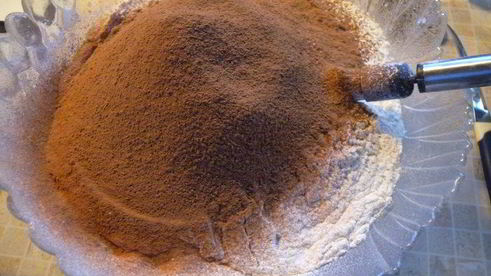 шоколадное тесто на дрожжах для выпечки
