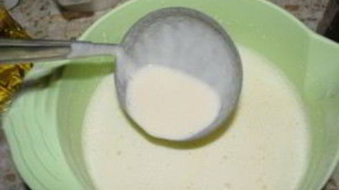 тесто для блинов с мясом