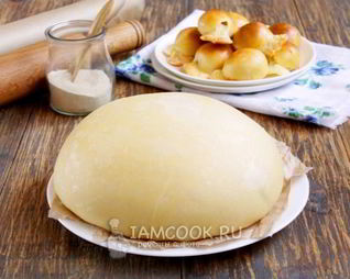 Тесто для пирогов на сухих дрожжах