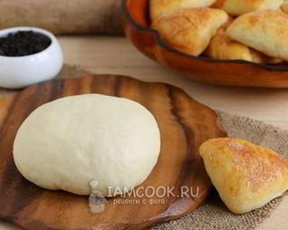 Тесто для пирожков на кефире без яиц