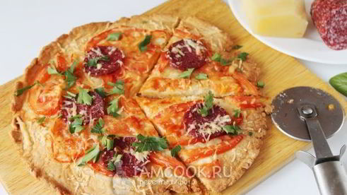 тесто для пиццы на майонезе без дрожжей