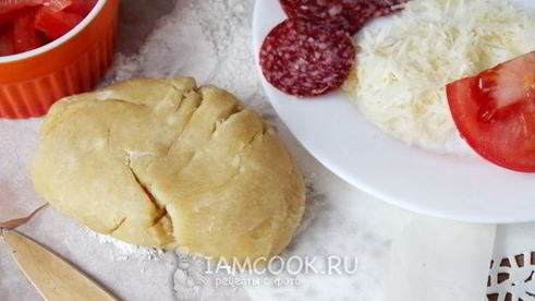 тесто для пиццы на майонезе без дрожжей
