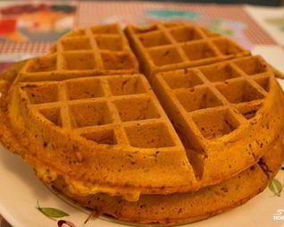 Тесто для вафель в вафельнице