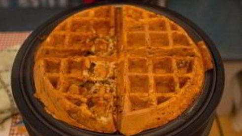 тесто для вафель в вафельнице