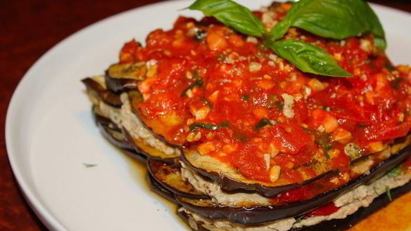 Рецепт Баклажанного закусочного торта