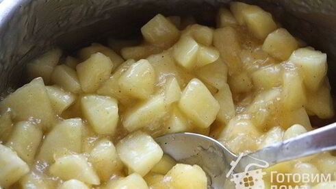 маково-яблочный торт