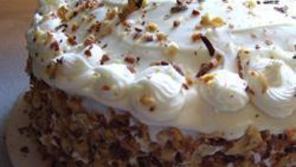 Рецепт Морковна-ананасового торт с кремом