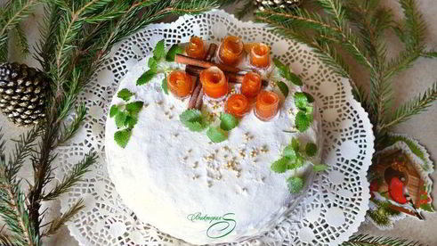 морковный торт с ароматом апельсина