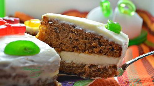 морковный торт с ароматом апельсина